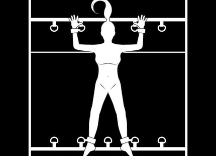 FETISH SUBMISSIVE - LUXUS-BETTBAND-SET MIT NOPRENE-FUTTER - Handschellen