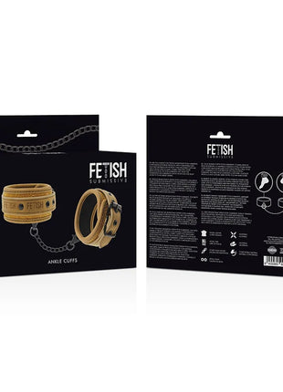 FETISH SUBMISSIVE ORIGEN - FESSELMANSCHETTEN AUS VEGANEM LEDER MIT NEOPRENFUTTER - Handschellen für Frauen