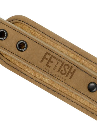 FETISH SUBMISSIVE ORIGEN - NEOPRENGEFÜTTERTE HALSKETTE MIT KETTE - Halskette