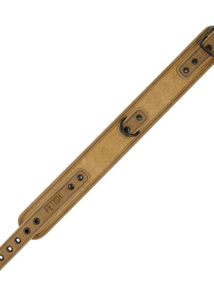 FETISH SUBMISSIVE ORIGEN - NEOPRENGEFÜTTERTE HALSKETTE MIT KETTE - Halskette