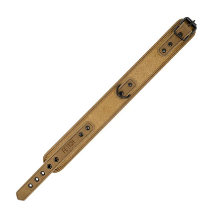 FETISH SUBMISSIVE ORIGEN - NEOPRENGEFÜTTERTE HALSKETTE MIT KETTE - Halskette