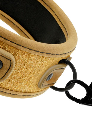 FETISH SUBMISSIVE ORIGEN - NEOPRENGEFÜTTERTE HALSKETTE MIT KETTE - Halskette