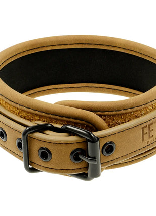 FETISH SUBMISSIVE ORIGEN - NEOPRENGEFÜTTERTE HALSKETTE MIT KETTE - Halskette