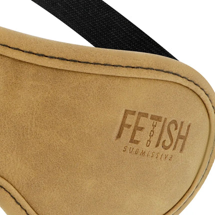 FETISH SUBMISSIVE ORIGEN - VEGANE LEDERMASKE MIT NEOPRENFUTTER - Kunstledermaske