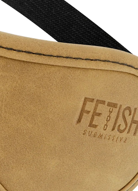 FETISH SUBMISSIVE ORIGEN - VEGANE LEDERMASKE MIT NEOPRENFUTTER - Kunstledermaske