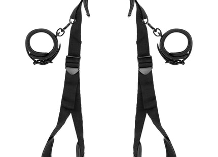 FETISH SUBMISSIVE - POSITION MIT OFFENEN BEINEN UND HANDSCHELLEN MIT NOPRENE-FUTTER - Handschellen