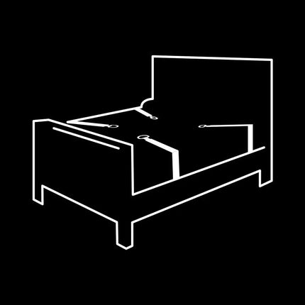 FETISH SUBMISSIVE - SET AUS HANDSCHELLEN UND KRAWATTEN MIT NOPRENE-FUTTER - Handschellen