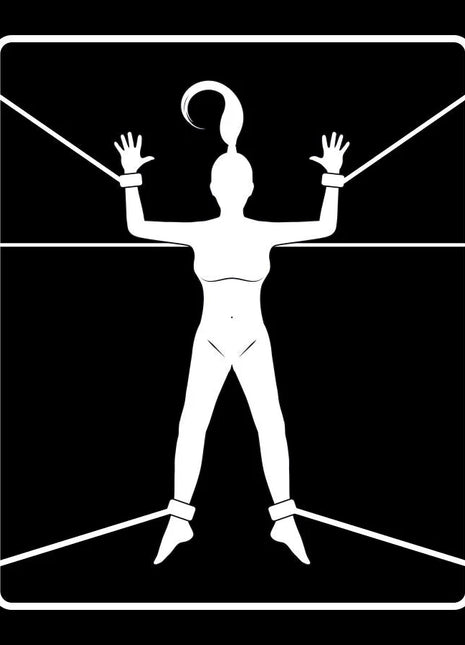 FETISH SUBMISSIVE - SET AUS HANDSCHELLEN UND KRAWATTEN MIT NOPRENE-FUTTER - Handschellen