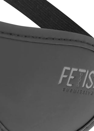 FETISH SUBMISSIVE - VEGANE LEDERMASKE II MIT NOPRENE-FUTTER - Kunstledermaske