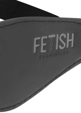 FETISH SUBMISSIVE - VEGANE LEDERMASKE MIT NOPRENE-FUTTER - Kunstledermaske