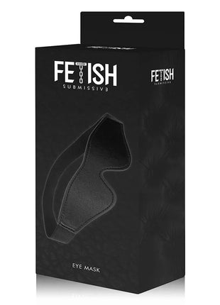 FETISH SUBMISSIVE - VEGANE LEDERMASKE MIT NOPRENE-FUTTER - Kunstledermaske