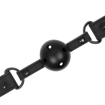FETISH SUBMISSIVE - VEGANER ATMUNGSAKTIVER KNEBEL - Ballgag