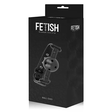 FETISH SUBMISSIVE - VEGANER ATMUNGSAKTIVER KNEBEL - Ballgag