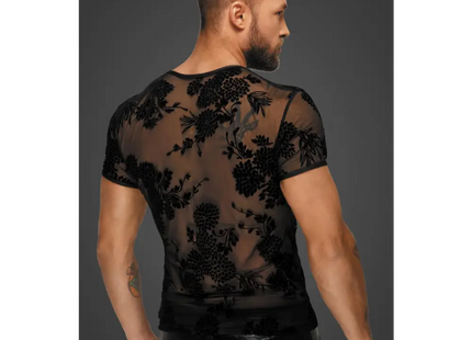 Flower Flock T-Shirt H073 von Noir Handmade Alpha Collection - Herren-Shirt