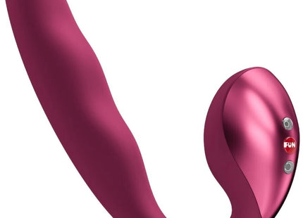 FUN FACTORY - ALLEGRO Einsetzbarer Doppel-Luftpulsvibrator Weinrot