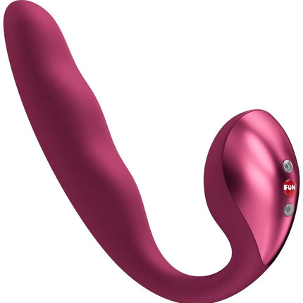 FUN FACTORY - ALLEGRO Einsetzbarer Doppel-Luftpulsvibrator Weinrot