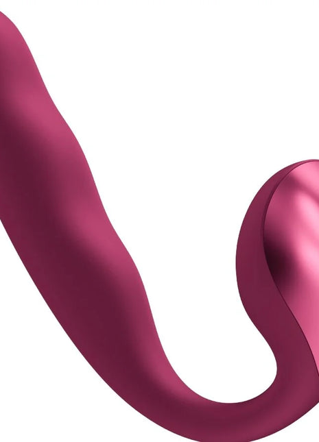 FUN FACTORY - ALLEGRO Einsetzbarer Doppel-Luftpulsvibrator Weinrot