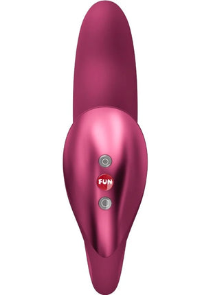FUN FACTORY - ALLEGRO Einsetzbarer Doppel-Luftpulsvibrator Weinrot