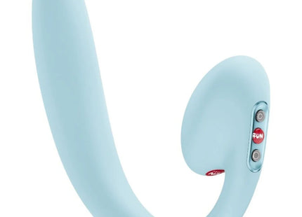 FUN FACTORY - CRESCENDO Einsetzbarer Doppel-Luftpuls-Vibrator Eisblau