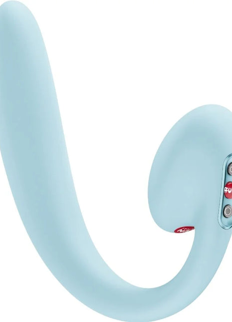 FUN FACTORY - CRESCENDO Einsetzbarer Doppel-Luftpuls-Vibrator Eisblau