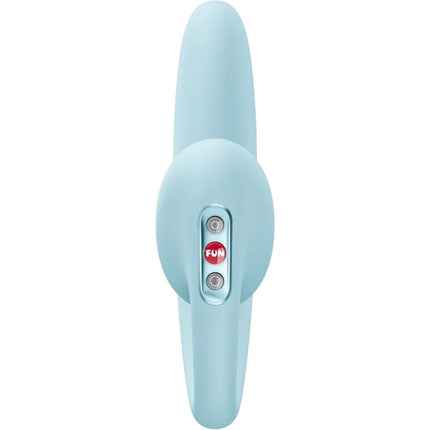 FUN FACTORY - CRESCENDO Einsetzbarer Doppel-Luftpuls-Vibrator Eisblau