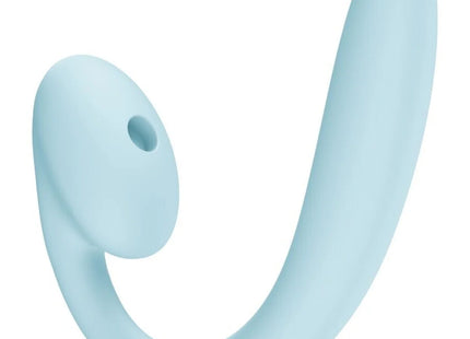FUN FACTORY - CRESCENDO Einsetzbarer Doppel-Luftpuls-Vibrator Eisblau