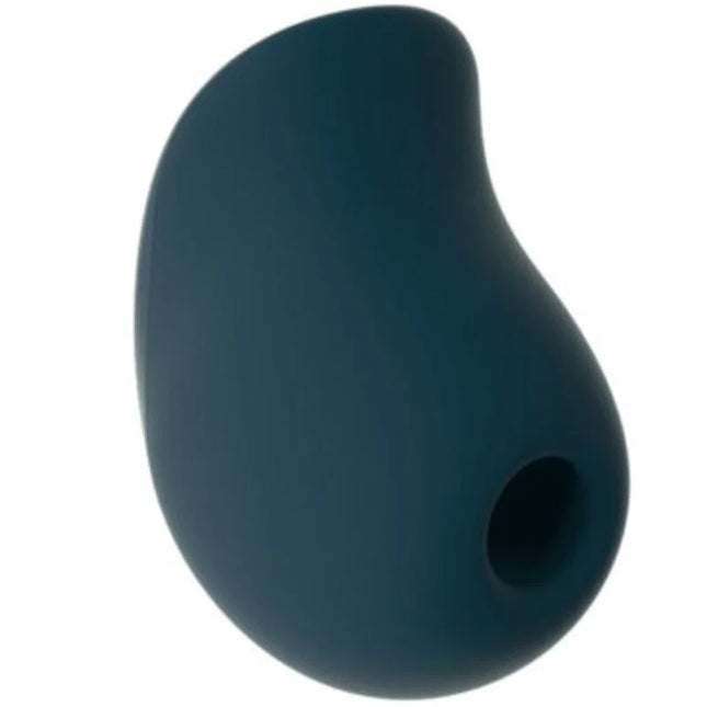 Dunkeltealfarbene silikon-ohrmuschelabdeckung mit rundem design und mittlerem loch für fun factory grünes premium-klitoras-saugmeers