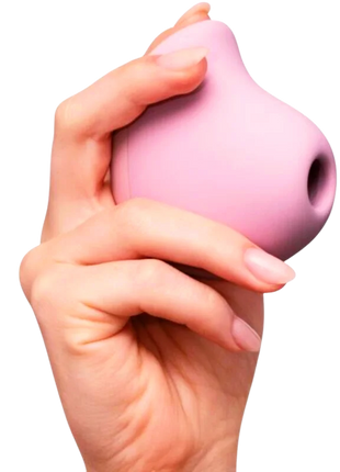 Rosa silikon klitorissauger mit glatter oberfläche und rundem körper von fun factory rosa premium