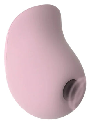 Rosa premium-klitorassauger von fun factory in glattem, mattem silikon mit rundlicher tropfenform und kleinem loch