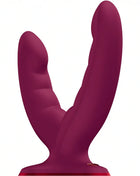 FUN FACTORY – RYDE Grinding Dildo - Burgundy - Doppelter Penis