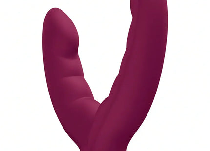 FUN FACTORY – RYDE Grinding Dildo - Burgundy - Doppelter Penis