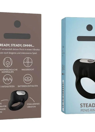 FUN FACTORY - STEADY COCKRING MIT VIBRATION SCHWARZ - Penisring mit Vibration