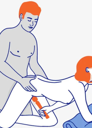 Orange zylindrisches silikon massagegerät fun factory vim wiederaufladbar vibriert gewichtet