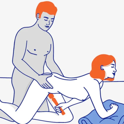 Orange zylindrisches silikon massagegerät fun factory vim wiederaufladbar vibriert gewichtet