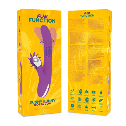 FUN FUNCTION - BUNNY FUNNY ROTATION 2.0 - Rabbit-Vibratoren