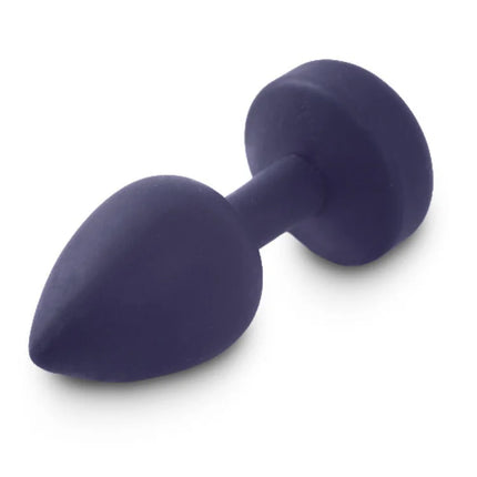 Dunkellila silikon anal-vibrator funtoys gplug mit abgerundetem, konischem design und matter oberfläche 3,9 cm groß