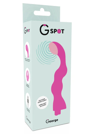 G-SPOT - GEORGE G-SPOT VIBRATOR GUM PINK - G-Punkt-Vibrator