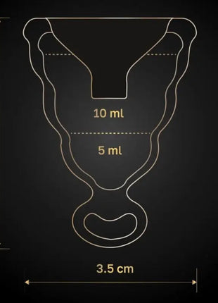 G-VIBE - GCUP SCHWARZE MENSTRUATIONSTASSE