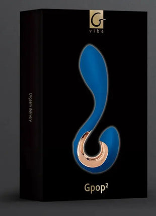 G-VIBE - GPOP 2 G- UND P-PUNKT-VIBRATOR INDIGOBLAU - Anal-Vaginalvibratoren