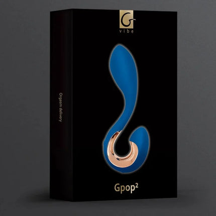 G-VIBE - GPOP 2 G- UND P-PUNKT-VIBRATOR INDIGOBLAU - Anal-Vaginalvibratoren