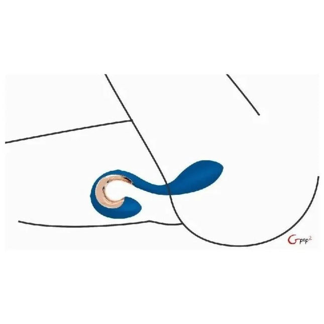 G-VIBE - GPOP 2 G- UND P-PUNKT-VIBRATOR INDIGOBLAU - Anal-Vaginalvibratoren