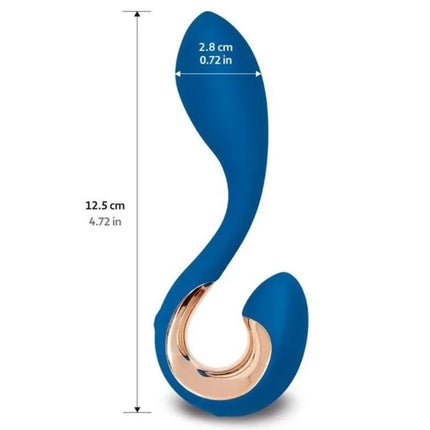G-VIBE - GPOP 2 G- UND P-PUNKT-VIBRATOR INDIGOBLAU - Anal-Vaginalvibratoren