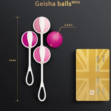 G-VIBE - SET 4 GEISHA-BÄLLE MINI LILA - Chinesische Bälle