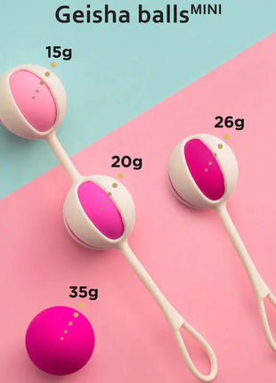 G-VIBE - SET 4 GEISHA-BÄLLE MINI LILA - Chinesische Bälle