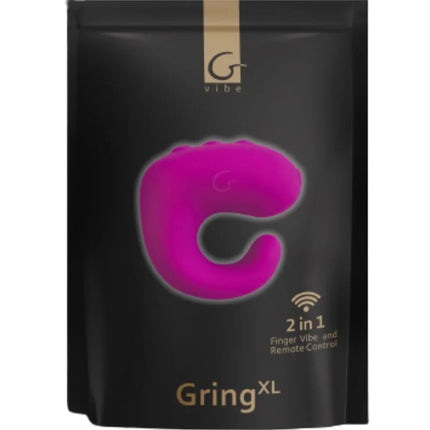 G-VIBE - SPASSSPIELZEUG GRING VIBRATOR RING XL SÜSSE HIMBEERE - Penisring mit Vibration