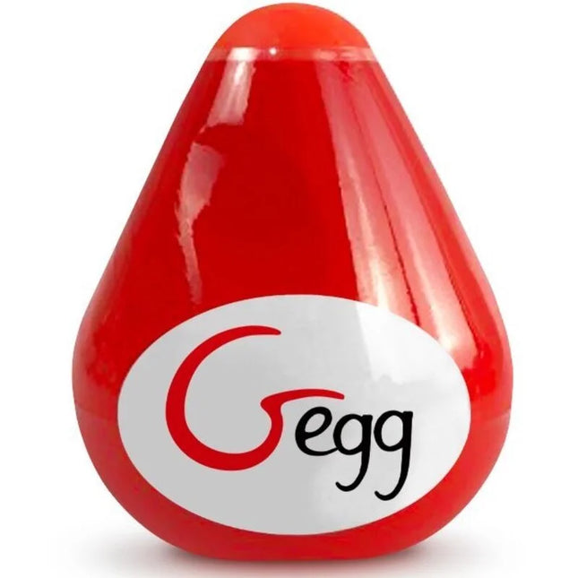 G-VIBE - WIEDERVERWENDBARER TEXTURIERTER MASTURBATOR EI ROT - Ei-Masturbator