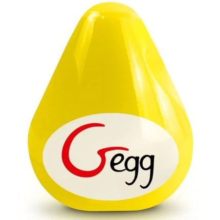 G-VIBE - WIEDERVERWENDBARES GELBE TEXTURIERTES MASTURBATOR-EI - Ei-Masturbator