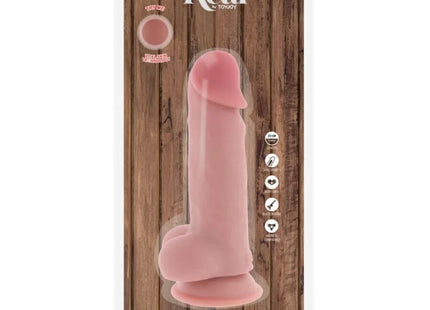 GET REAL - DELUXE REALISTIC PENIS WITH TESTICLES EXTRA THICK 23 CM