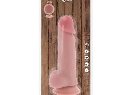 GET REAL - DELUXE REALISTIC PENIS WITH TESTICLES EXTRA THICK 25 CM