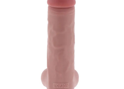 GET REAL - DELUXE REALISTIC PENIS WITH TESTICLES EXTRA THICK 25 CM